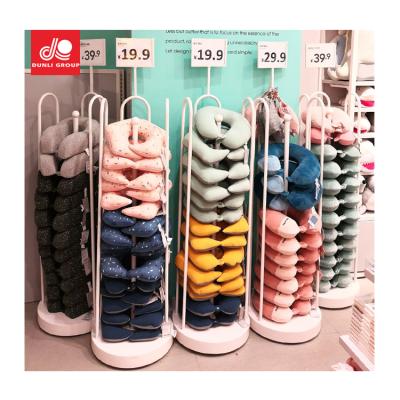 China Multifunctional Retail / Home Furnishing Rack Pillow Rack U Display Store Shelves Supermarket Stores For Home Furnishing Store for sale