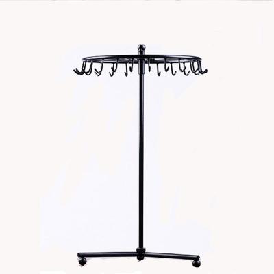 China 2020 New Fashion Store Show 360 Rotating Earring Show Iron Display Hook Rack Customized Size for sale