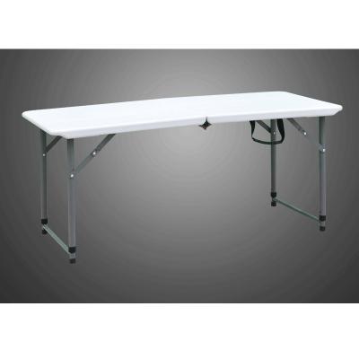 China Small Portable Rectangle Table 4ft Plastic Outdoor Folding Square Dining Table Liftable Dining Table for sale