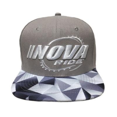 China Wholesale Acrylic Printing Custom Embroidery JOINT Logo Snapback Cap American Football Brim Premium Hat for sale