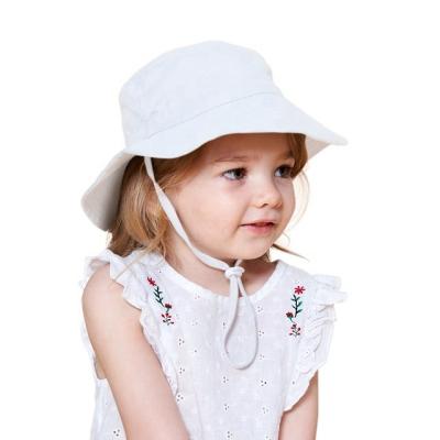 China Comfortable Wholesale Amazon Hot Selling Popular Outdoor Cotton Children's Hats Summer Simple Colorful Bucket Hat in stock for sale