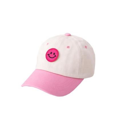 China Wholesale COMMON High Quality Hot Comfortable Cute Children's Cute Smile Selling Summer Hats In Stock Custom Dad Hats for sale