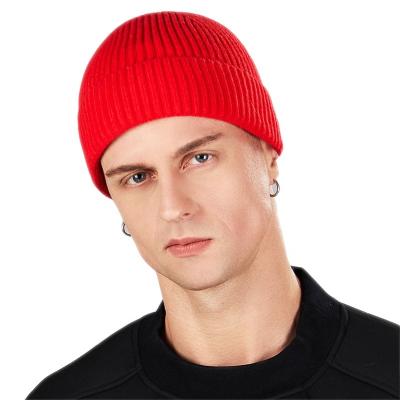 China COMMON Wholesale high quality unisex white mix winter knit beanie and fisherman hat in stock for sale