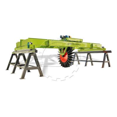 China Farm Organic Compost Turner Machine , Wheel Type Compost Fertilizer Machine for sale