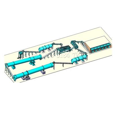 Cina Linea di produzione animale del fertilizzante del concime del pollo dello sterco della fabbrica della Cina in vendita