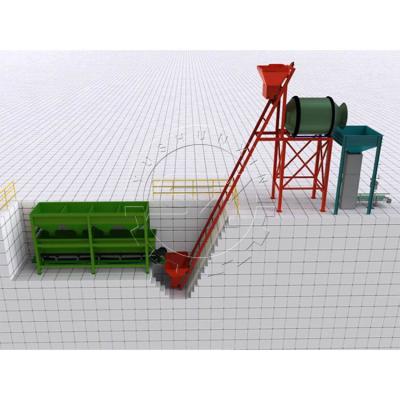 China Cheap price fertilizer machine bulk blending fertilizer making line for sale