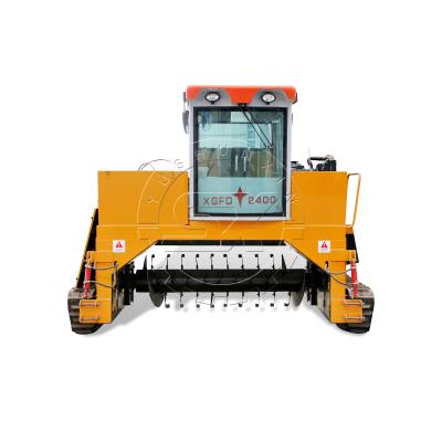 China The factory supplies fertilizer organic fertilizer machine chicken manure crawler type compost turner for sale