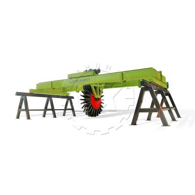 China self-propelled compost turner organic fertilizer compost mixer machine wheel type compost turner for sale for sale