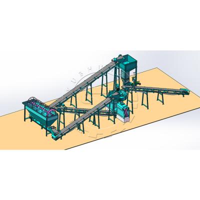 Cina Hot sale  phosphoric acid fertilizer production line with double roller fertilizer granulator in vendita