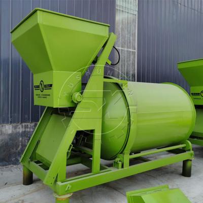 China BB fertilizer Rotary drum mixer for mixing batch by batch Te koop