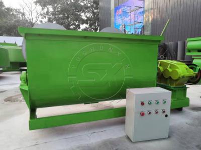 中国 continuous organic fertilizer horizontal mixer npk fertilizer blender machinery pellet mixer machine 販売のため