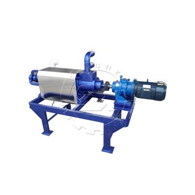 China Spiral type solid-liquid separator or manure dewatering machine be used for deal with animal manure for sale