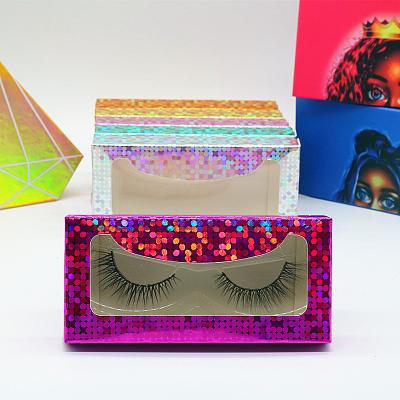 China Natural handmade natural silk eyelashes customized lashes packaging 3d silk eyelash seller for sale