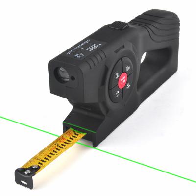 China Wintape 3-In-1 Multifunctional Handheld Laser Tape Measure Portable And Easy To Handle Digital LCD Tape Measure for sale