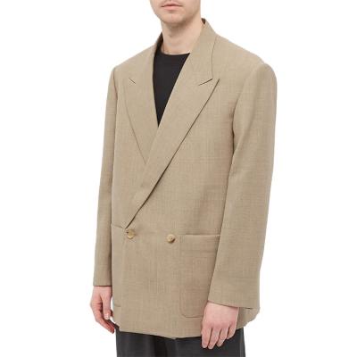 China Custom Made Oversized Mens Anti-Wrinkle Men's Suit Jacket Blazer V Loungewear for sale