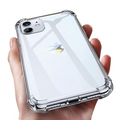 China Crystal Clear Anti Yellow Silicon Phone Accessories Cover Shockproof TPU PC Protective Case For iPhone 13 mini 14 pro max for sale