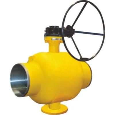 China Large Size Oil Ball Valve Trunnion High Pressure Ball Valve for sale