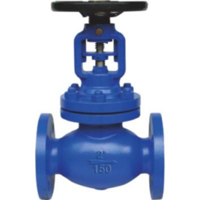 China General Cast Iron Straight Bellows Globe Valve With Handwheel Operator for sale