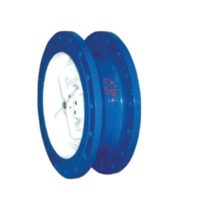 China Custom High Quality Double Plate Ductile Iron Wafer Butterfly Check Valve for sale