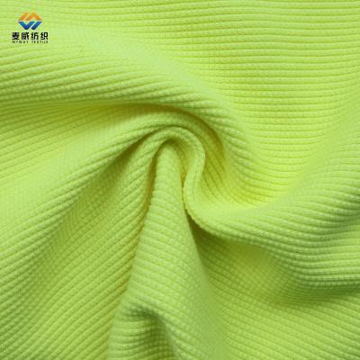 China Soft [Myway] popular fashion wholesale customize spandex elastic knit fabric waffle cotton fabric for dress clothes for sale