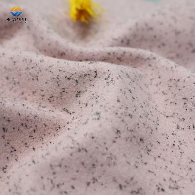 China Soft [Myway] manufacturer supply fabric woolen polyester hot sale printing digital loop tweed fabric for garment for sale