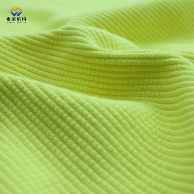 China Hot sale fashion manufacturer supply of soft [Myway] knit elastic spandex fabric cotton waffle fabric for dress apparel for sale