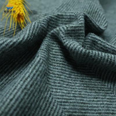 China New Fashion Soft [Myway] Polyester Twill Colored Cationic Tweed Fabric Best Selling Knitting Fabric For Women Coat for sale