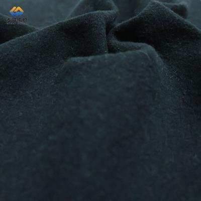China Hot Selling New Soft Fashion Polyester Stretch Knitted Double Rib Fabric Double Rib Fabric Fleece Flannel Fabric [Myway] For Warm Wear Garment for sale