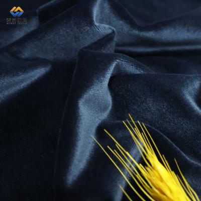 China [Myway] Hot Wholesale Soft Premium Polyester Korean Pure Silk Textile Textile Knitted Velvet Fabric For Garment for sale