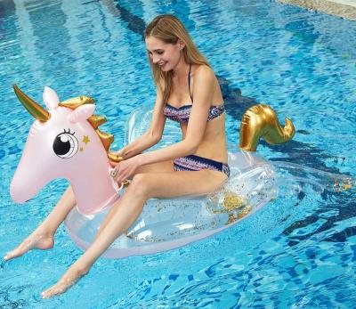 China New Durable Unicorn Row Water Fun Float Float Bed with Wings Pegasus Unicorn Row Inflatable Float Wholesale for sale