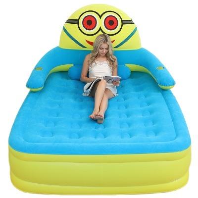 China Foldable Assembled Pvc Sleep Pad Sofa Portable Anti Sleep Bed Inflatable Sore Air Mattress for sale