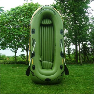 China Durable Customized Inflatable Paddle Boat , Large PVC Inflatable Rowing Boat With Paddle for sale