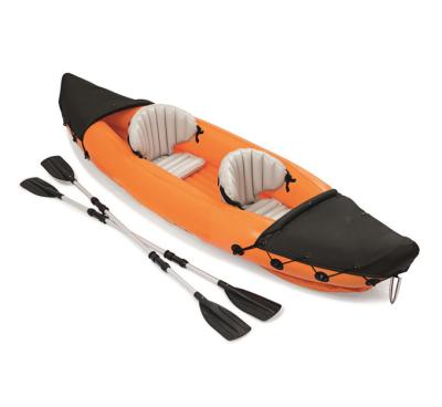 China Hot Selling Durable Single Bottom Small Cheap Hard Inflatable Boats Inflatable Plastic Rowing Boat For Sale for sale