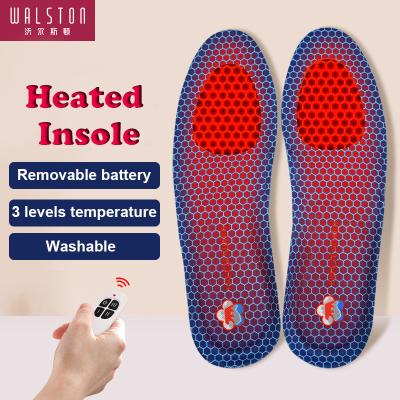 China Winter Feet Insoles Shoe Fiber Outdoor Sport Compound Insole Heated Insoles Feet Warm Cold for sale