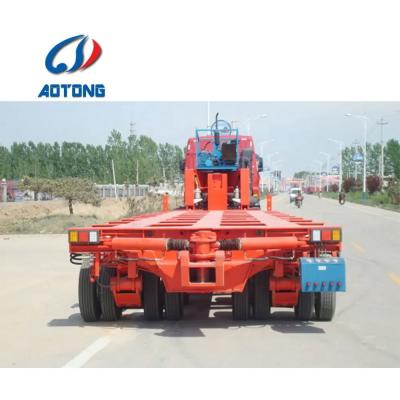 China Hydraulic Axis Steerable Cast Semi Trailer for Steel Multi Axles Bridge Girder Transport for sale