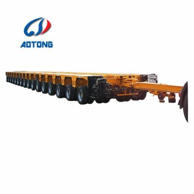 China Hydraulic Bridge Truck Trailer with 500 Tons Capacity and Multi-axle Goldhofer Axles for sale