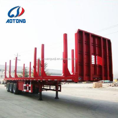 China Wood/Log Loading Semi-Trailer Semi-Trailer for Timber Transport Truck Trailer for sale