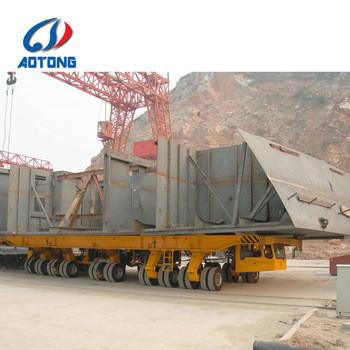 China Semi-reboque Reboque transportador modular autopropulsado para transporte de vigas de ponte à venda