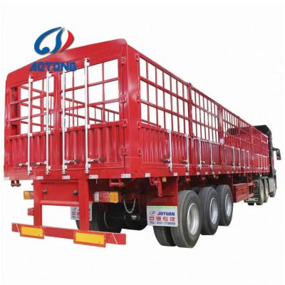 China Truck Trailer 2 Floor Livestock Mini Trailer with Aluminum Livestock Semi Trailer for sale