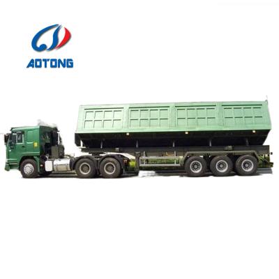 China 30 ton 34 ton 40 ton 60ton side dump tipper truck trailer super link side tipper trailer for sale