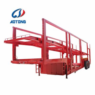 China Max Payload 30000KG 2 Axle Double Deck Vehicle Carrying Truck Trailer for 15/21 Cars for sale