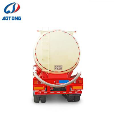 China 3 Axle Dry Cement Bulk Trailer with Heavy Duty Landing Gear and Pneumatic Tank Trailer for sale