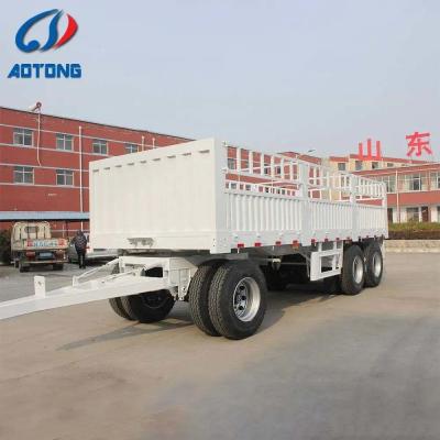 China Mini Size Tractor 15T 2 Axles Hydraulic Dump Trailer with Draw Bar and Final Paint for sale