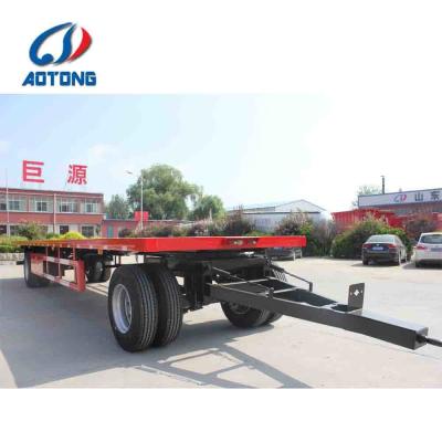 China Draw bar farm tractor truck full trailers for Trailer Manufacture 7000*2500*1500 mm for sale