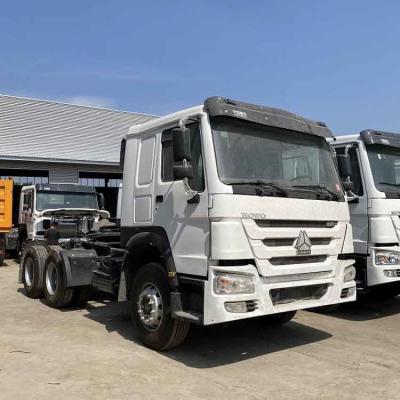 China WD615.47 Engine Used Sinotruk Howo Tractor Truck 6x4 with Automatic Air Conditioning for sale