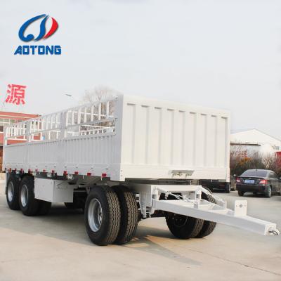 China Full Trailer with 7000-12000*2500*2550mm Dimension and Steel Leaf Spring Suspension for sale