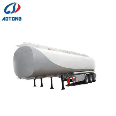 China 3 assen brandstoftank aanhangwagen/50000 liter benzintank aanhangwagen/Kingpin 2