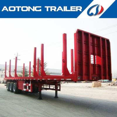 China 2x20ft Capacity Shipping Container Semi Trailer In Transportation Industry for sale