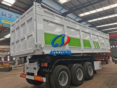 China Sandtransport 3 Achsen FUWA / BPW Semi Anhänger Dump Truck Anhänger Neuproduktion zu verkaufen