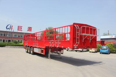 China Remolque de carga de transporte de cercas de camiones remolques con eje FUWA / BPW opcional en venta